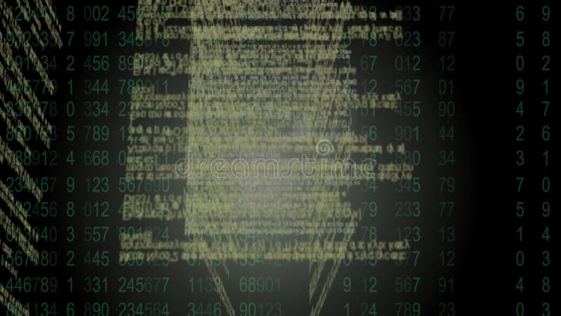 Chinese Matrix Trick royalty free illustration