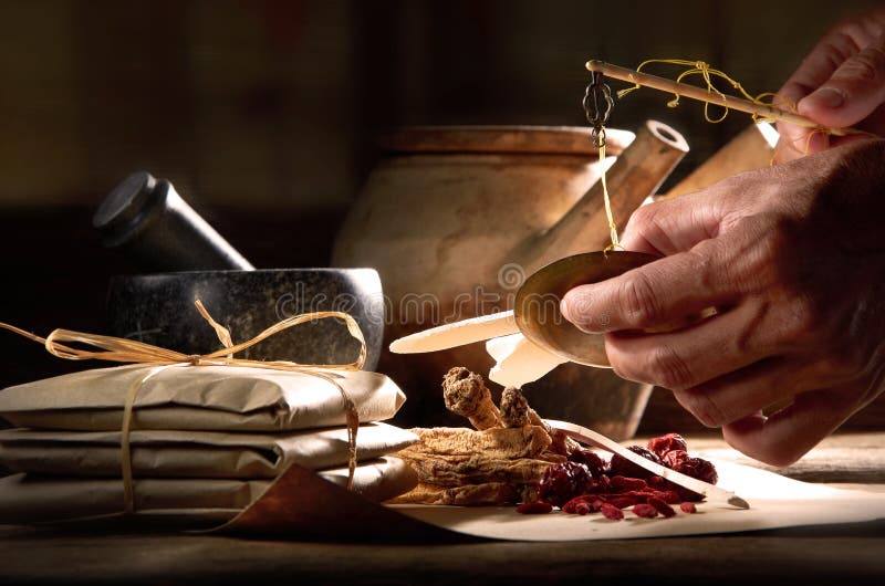 Chinese Medicine Prescription royalty free stock image