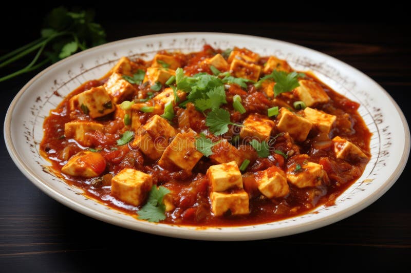 Chinese National Dish Ma Po Tofu Stock Photo - Image of ginger, savory ... Chinese National Dish Ma Po Tofu Stock Photo - Image of ginger, savory ...