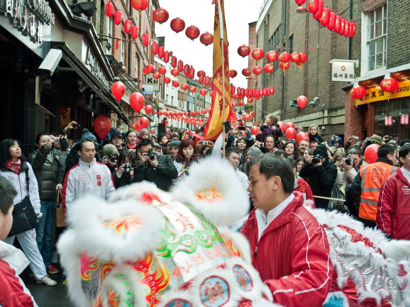 Chinese New Year Celebrations. Editorial Image - Image of square ...