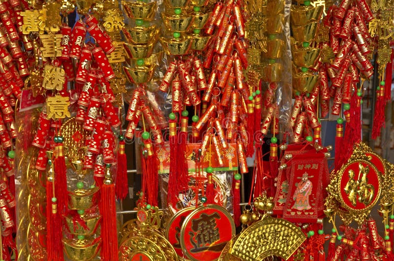 Colorful traditional Chinese New Year decorations · Free Stock Photo