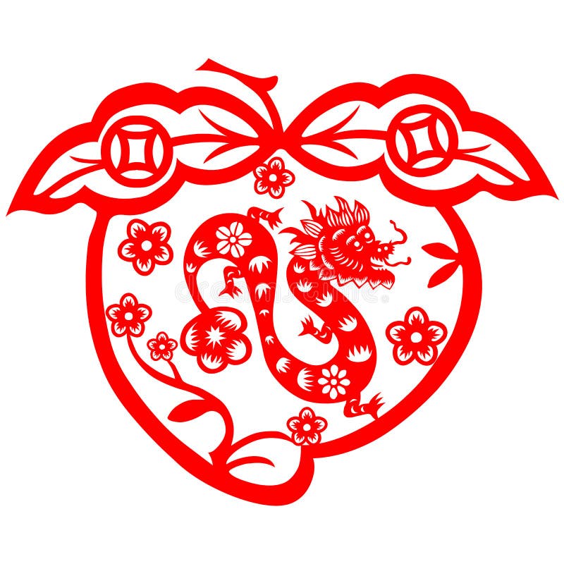 Chinese New Year Dragon stock illustration. Illustration of culture
