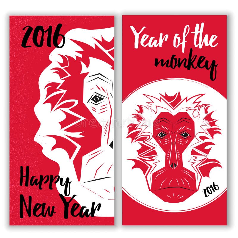 chinese new year monkey poster