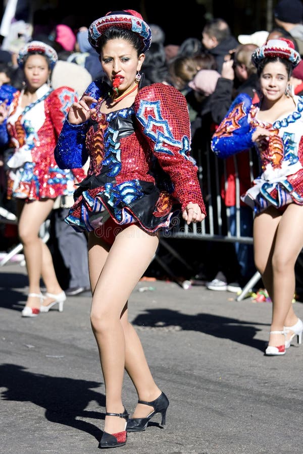 Chinese new year parade stock photo