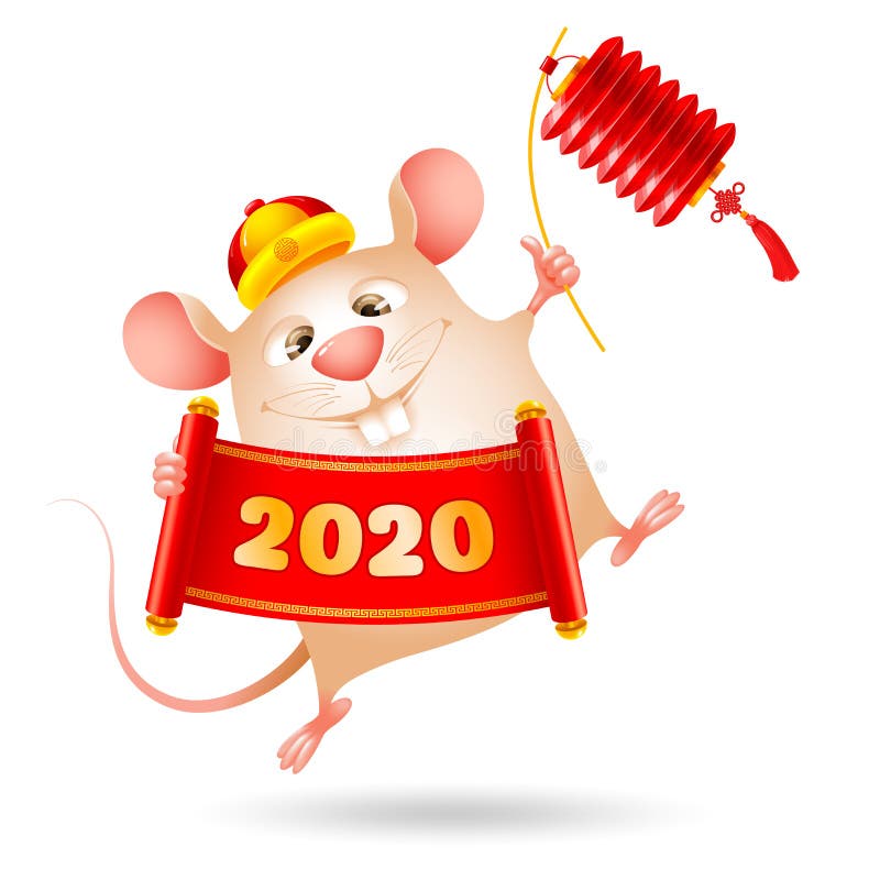 chinese new year rat character