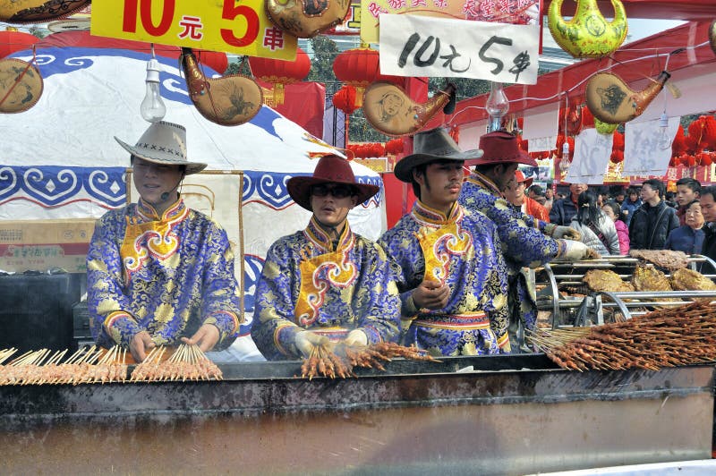 Chinese New Year Temple Fair in Wuhan Editorial Photography Image of