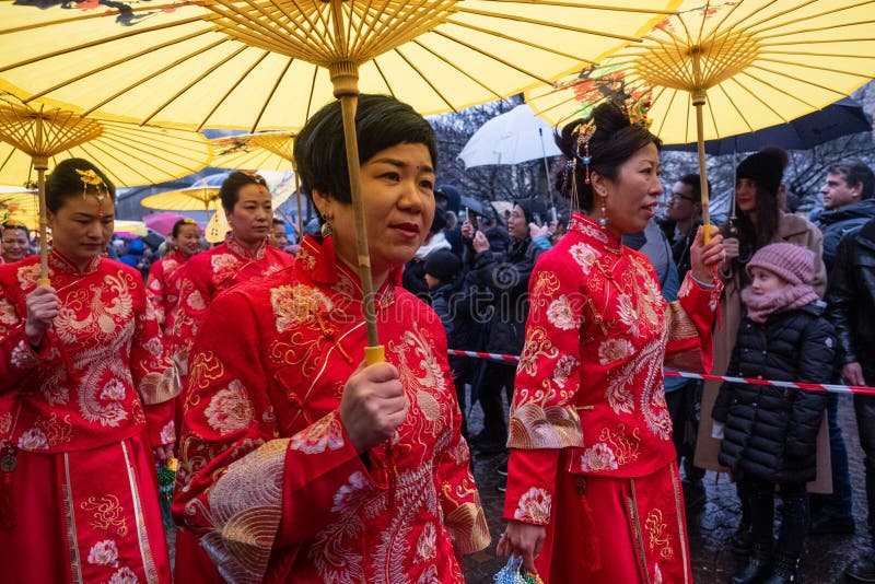 Chinese New Year in China Town in Milan Editorial Stock Image - Image ...