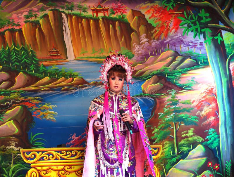 Chinese Opera Performance editorial stock image. Image of dramatic