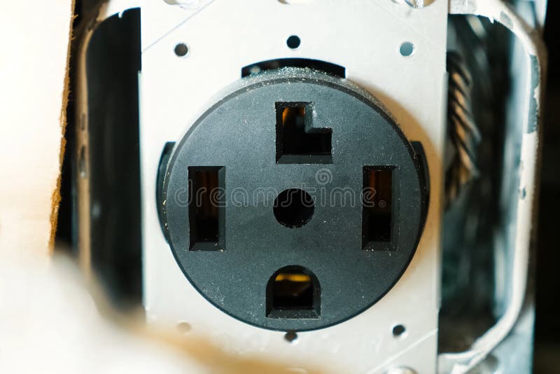 Chinese Outlet. Electrical Appliance Standards Asia Stock Photo Image