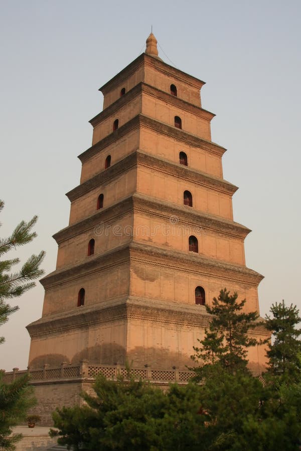 Chinese pagoda stock photo. Image of xian, mandarin, china 4803810