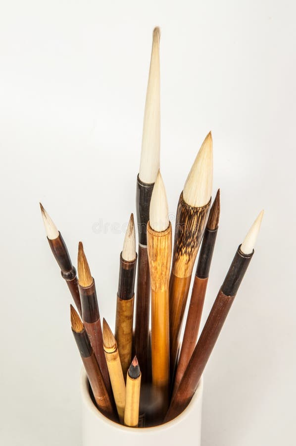 Paintbrush stock photo. Image of brush, education, interior 25556836