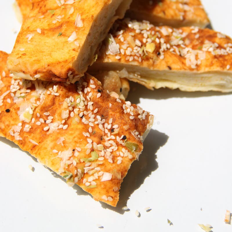 Chinese pan cake stock image. Image of meal, gourmet 54876349