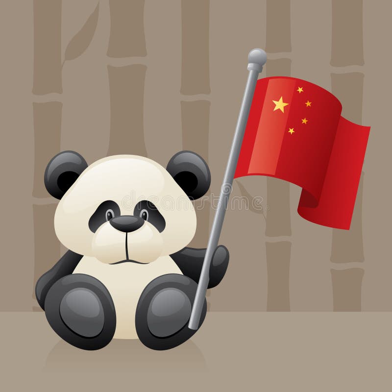 Holding Chinese Flag Stock Illustrations – 224 Holding ...