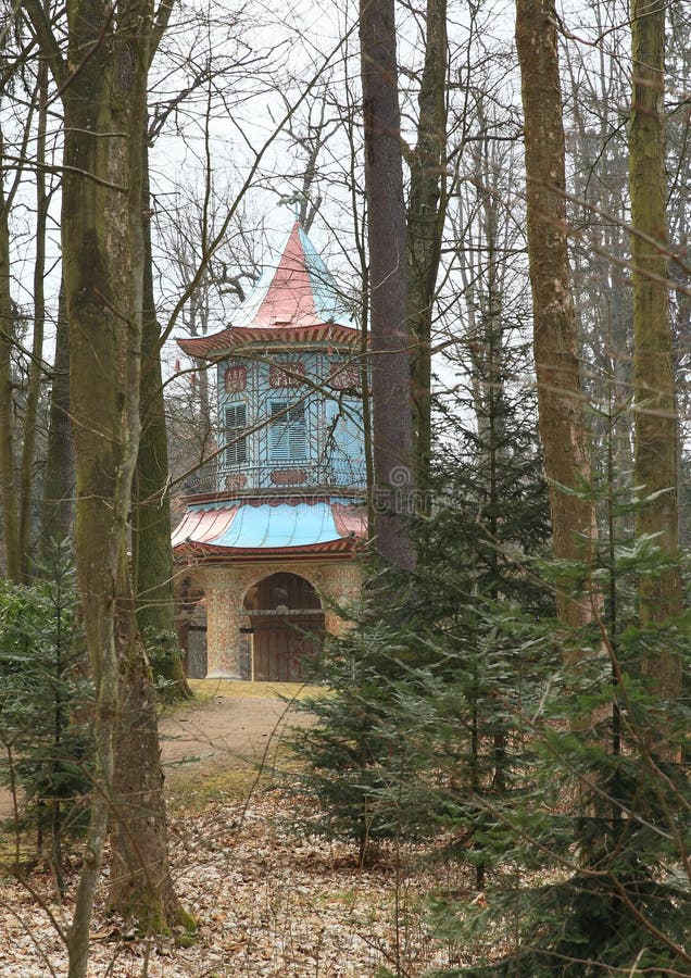 Chinese Pavilion in VlaÅ¡im Castle Park
