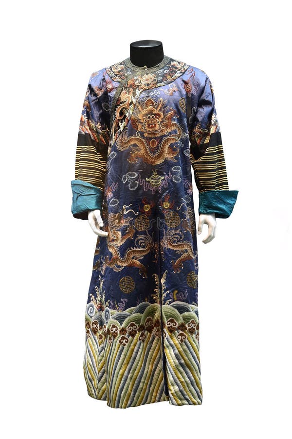 Chinese Qing Dynasty Imperial Robe Stock Image - Image of clothes ...