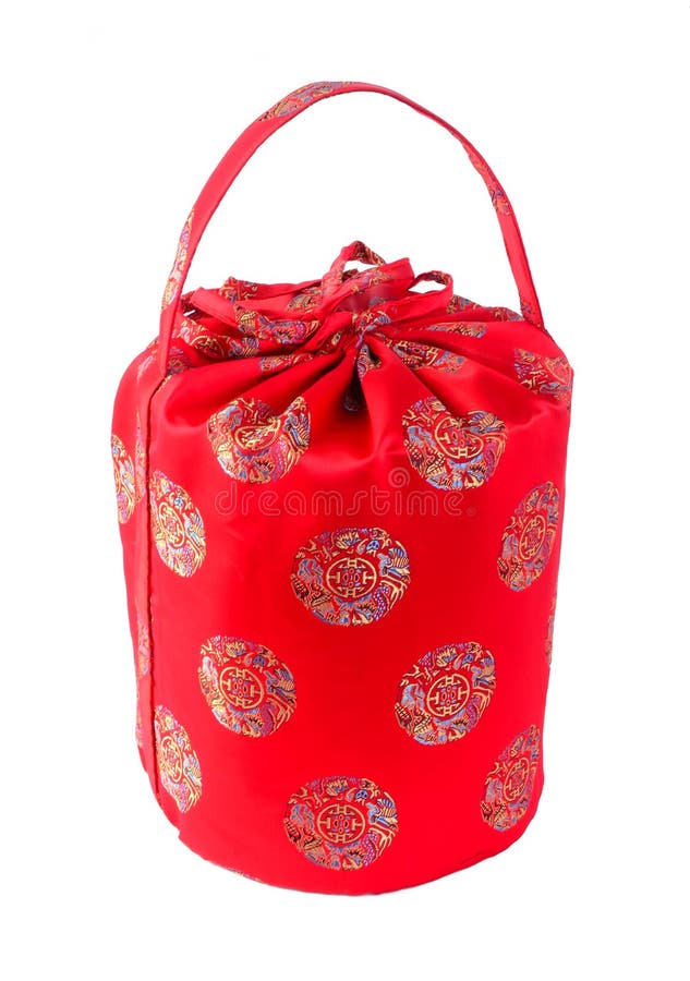 Chinese Red Bag on Background Stock Image Image of celebration