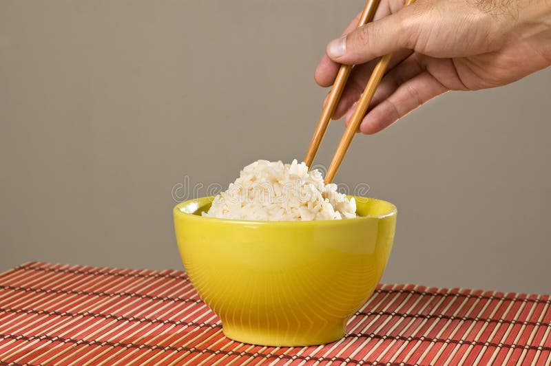Chinese Rice And Chopsticks. Picture Image 9291597