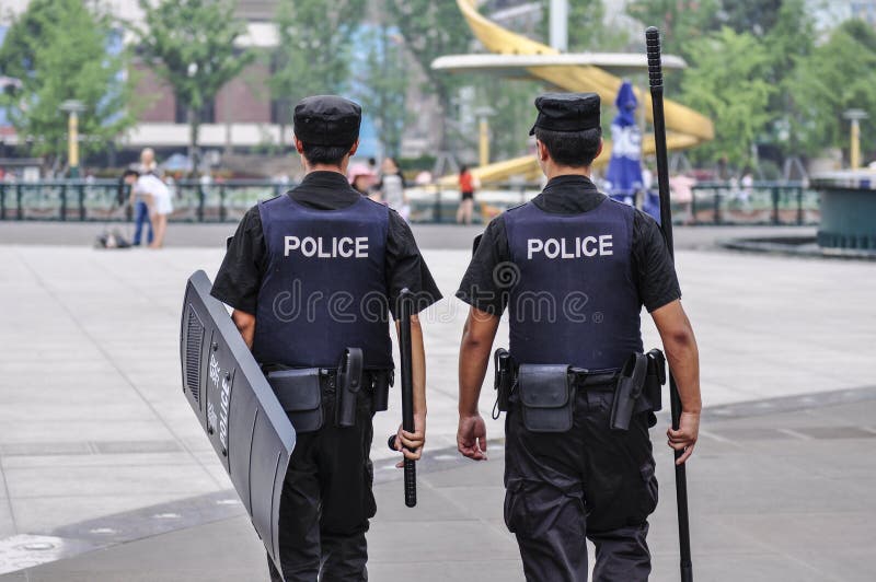 chinese police uniform