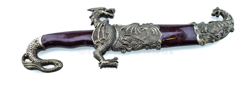 Chinese ritual dagger royalty free stock photography