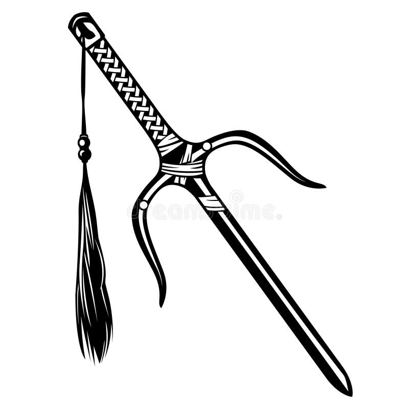 Sai Knife Weapon Vector Icon Cartoon Illustration. Royalty Free SVG,  Cliparts, Vectors, And Stock Illustration. Image 178383462.