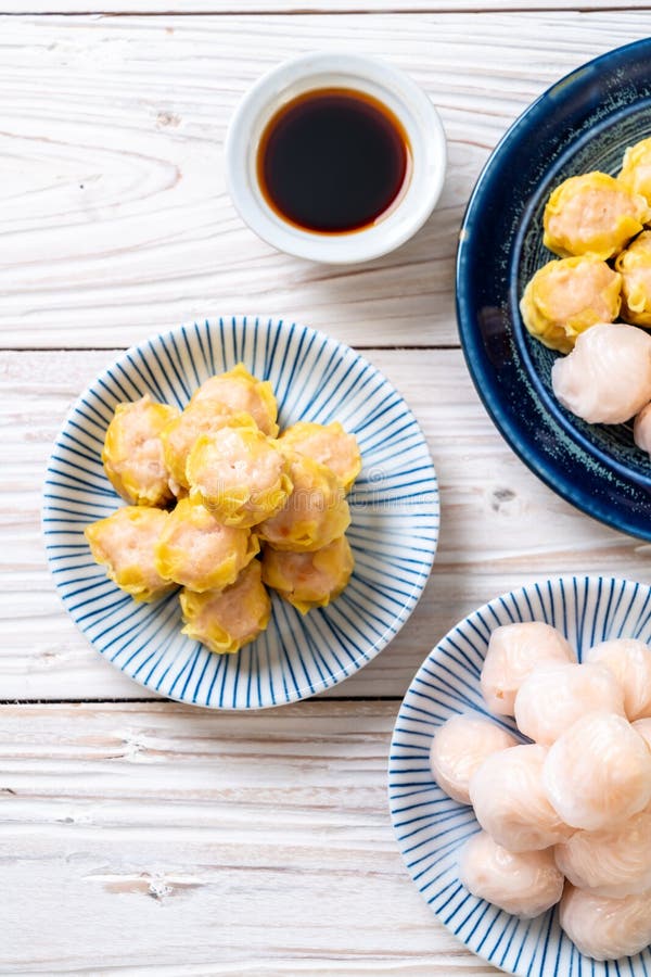 chinese shrimp steamed dumpling - Asian food style