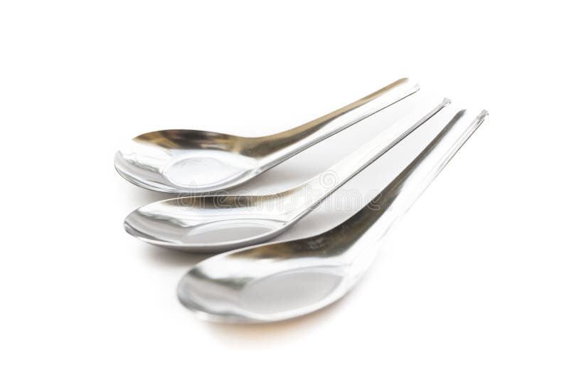 Chinese Spoon stock image. Image of white, metal, chinese 35498009