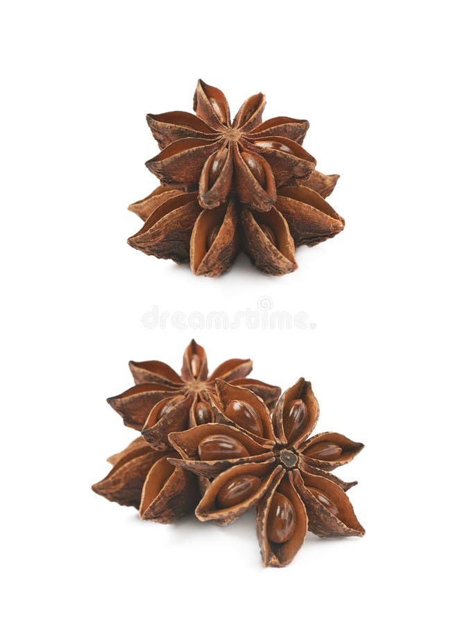 Chinese Star Anise Seed Isolated Stock Photo Image of indian, seed