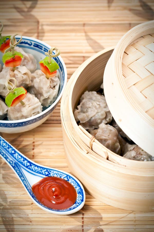 Chinese Steamed Dumplings stock image. Image of delicacy - 14355637