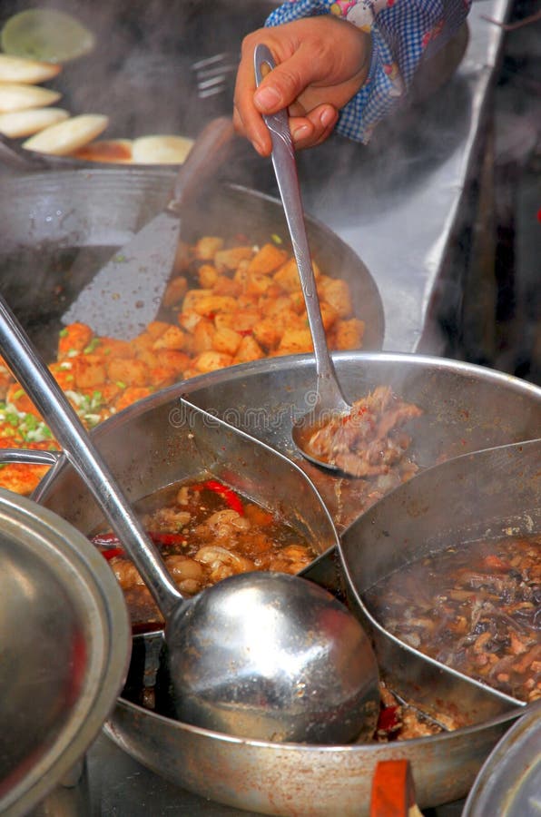 Chinese Street Food stock photo. Image of barbecue, food - 25662880