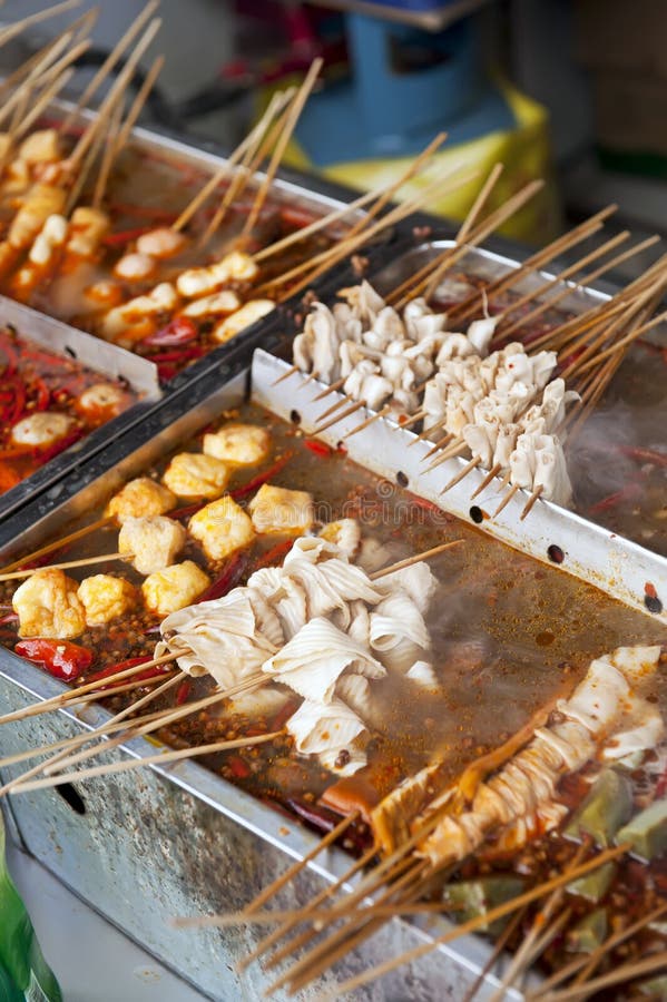 Chinese street food stock photo. Image of delicious, display - 27848660