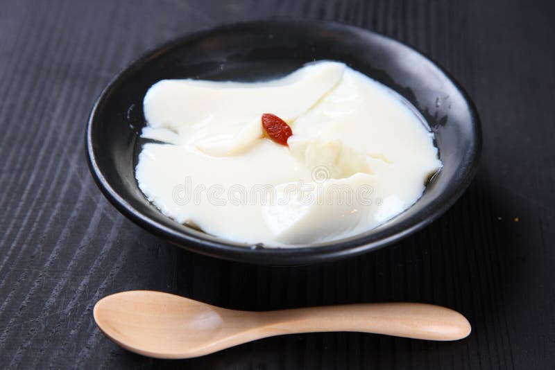 Chinese Almond Gelatin Dessert Stock Photo Image of snack, asian 6911838