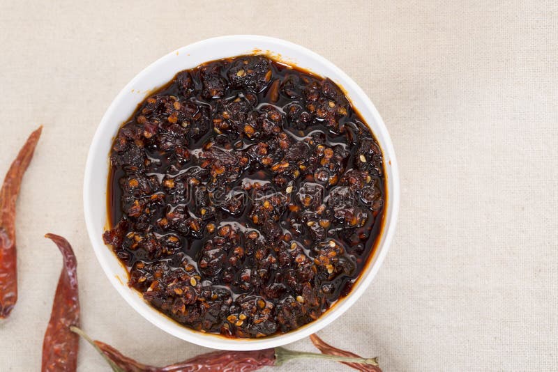 Chinese style chili sauce stock photo. Image of bottles 90404442