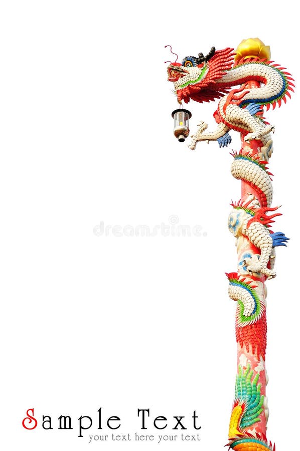 Chinese style dragon statue