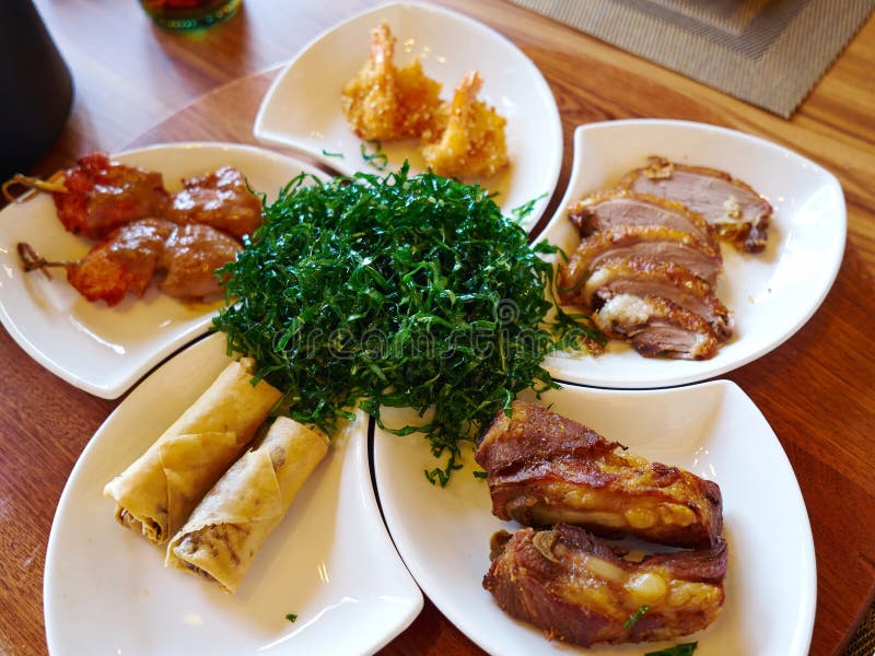 Chinese style meal appetizers royalty free stock images Chinese style meal appetizers royalty free stock images