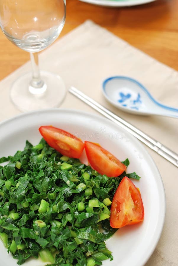 Chinese Style Vegetables And Tomatoes Picture. Image 14130226