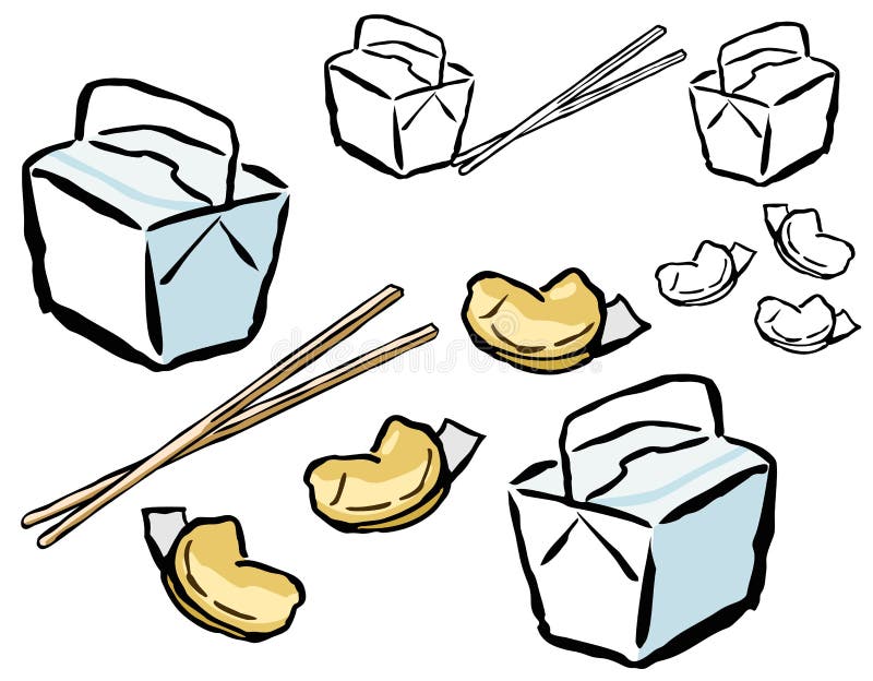 Chinese Take Out vector illustration