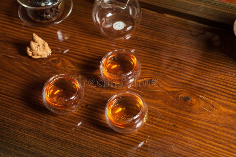 Chinese Tea Accessories on the Table Stock Photo Image of bowl, east