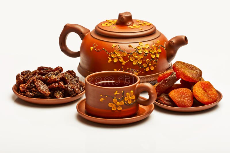 Chinese Tea, and Dried Fruits Stock Photo Image of date, food 44365522