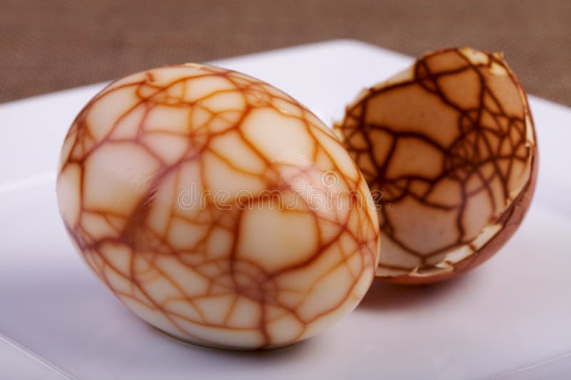 Asian tea or marble egg often sold as a savory food snack by street vendors and in markets. Food vendor sold stock images, royalty-free photos and pictures