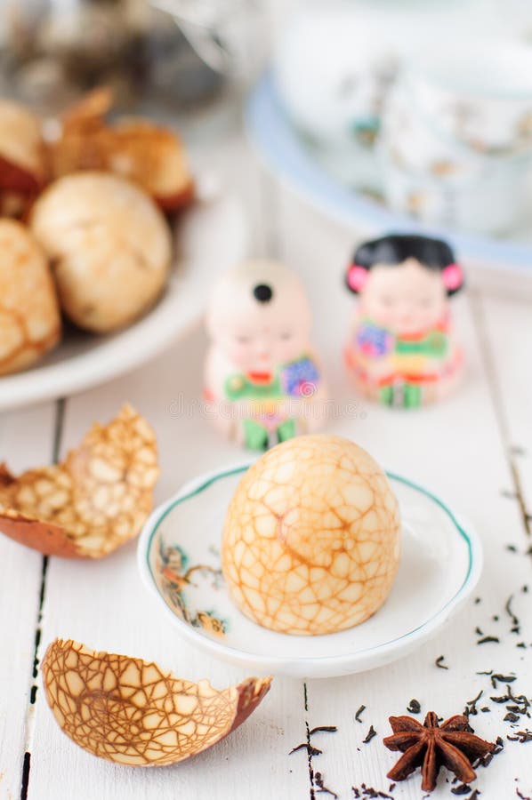 Chinese Tea Eggs stock photo. Image of festive, celebration 37289216