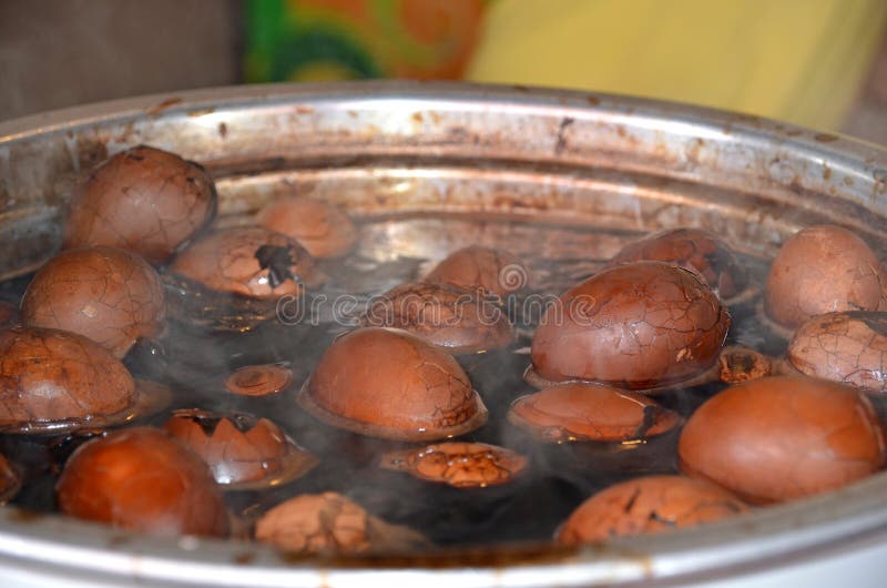 Chinese Tea Leaf Eggs stock photo. Image of steamed, food 36698608