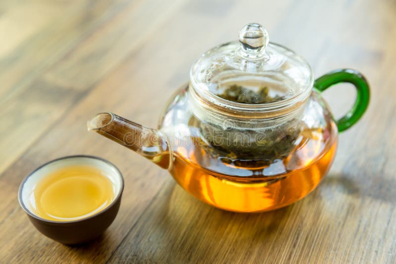 Chinese tea and teapot stock photo. Image of elegant 49222524