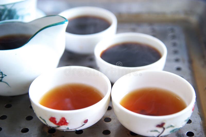 Chinese teapot and cups