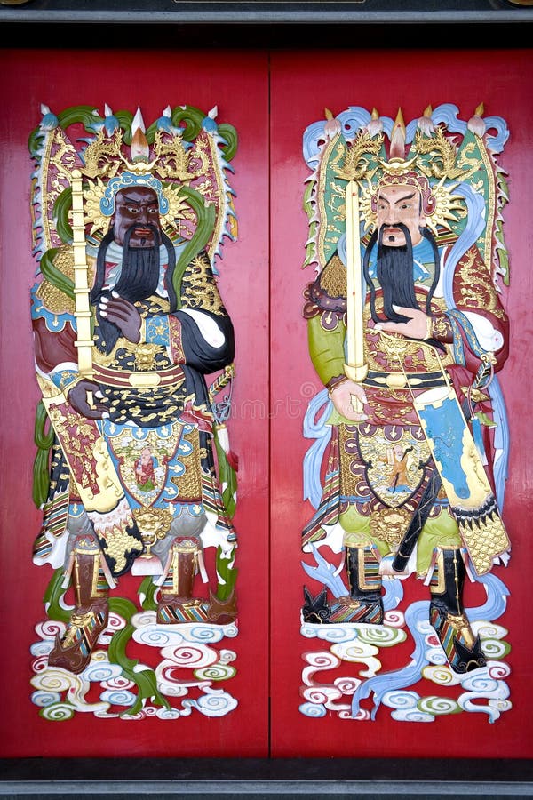 Chinese Temple Doors