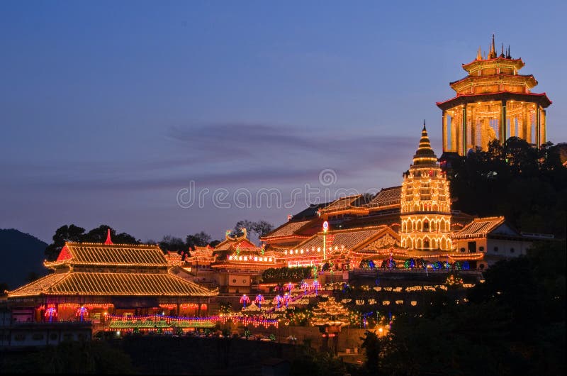 Chinese Temple, Penang, Malaysia Stock Photo - Image of year, scene