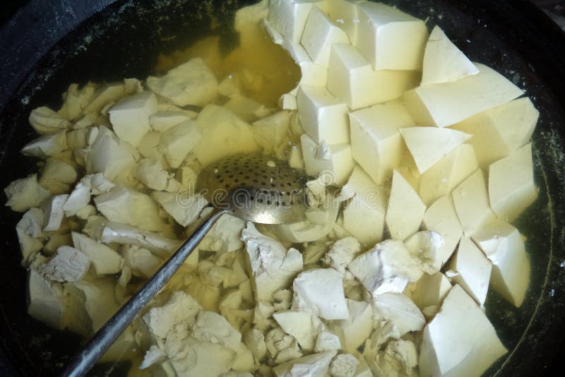 Chinese tofu stock photo. Image of lunch, green, chili 8671390