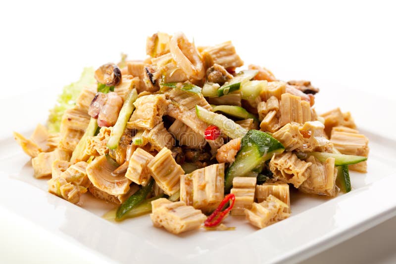 Chinese tofu with xo sauce stock image. Image of asia 22294369
