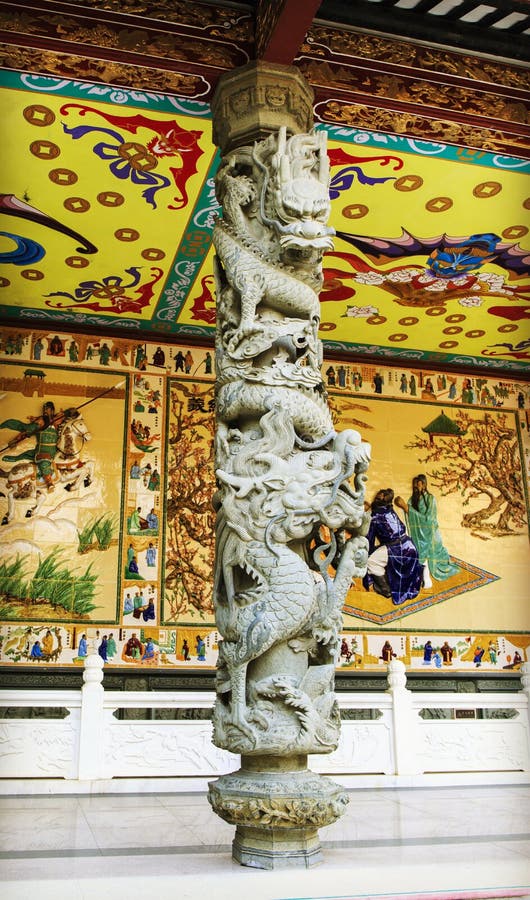 Chinese dragon on pillar china royalty free stock image Chinese dragon on pillar china royalty free stock image
