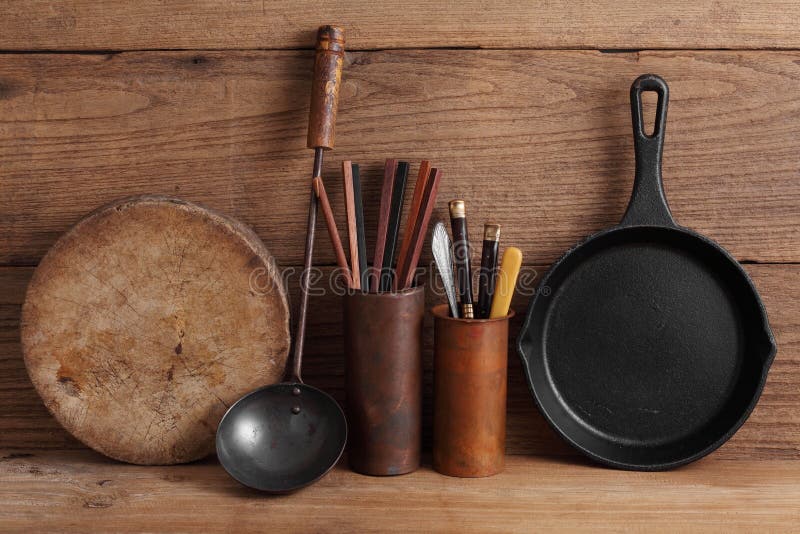 Chinese Utensils in Chinese Restaurant with a Blank Space for a Text