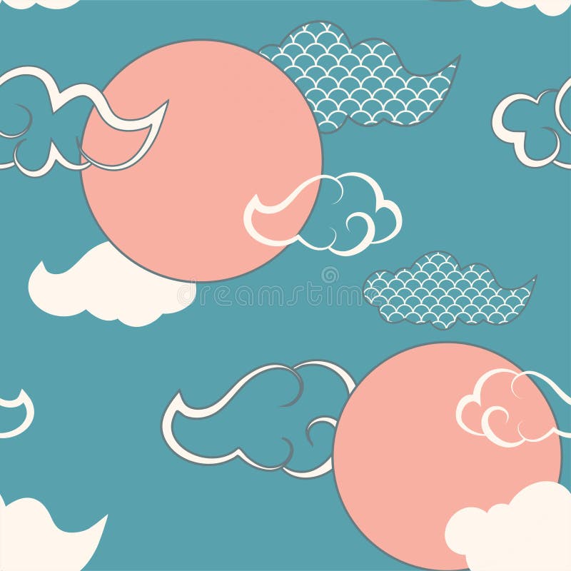 Chinese vector seamless patterns. Endless texture can be used for wallpaper, pattern fills, web page background,surface royalty free illustration Chinese vector seamless patterns. Endless texture can be used for wallpaper, pattern fills, web page background,surface royalty free illustration